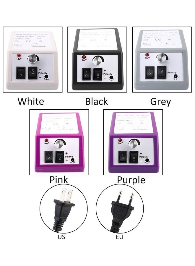 Generic Professional Electric Acrylic Nail Drill File Machine Kit Black  - Image 3