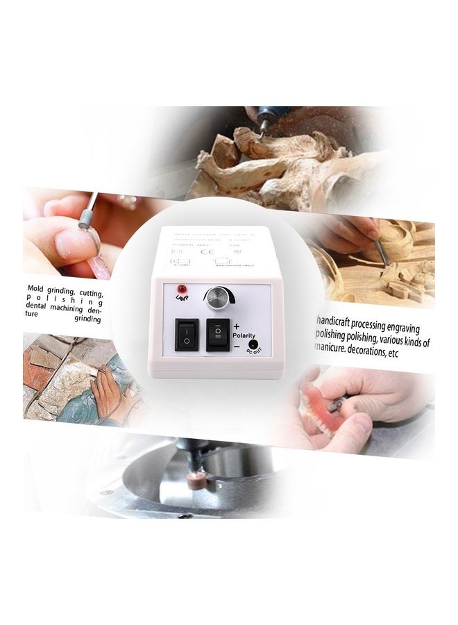 Generic Professional Electric Acrylic Nail Drill File Machine Kit Black  - Image 5