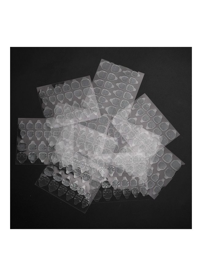 240-Piece Nail Adhesive Glue Tapes Clear - Image 2
