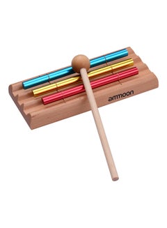 3-Tone Tabletop Meditation Chime with Mallet Multicolour