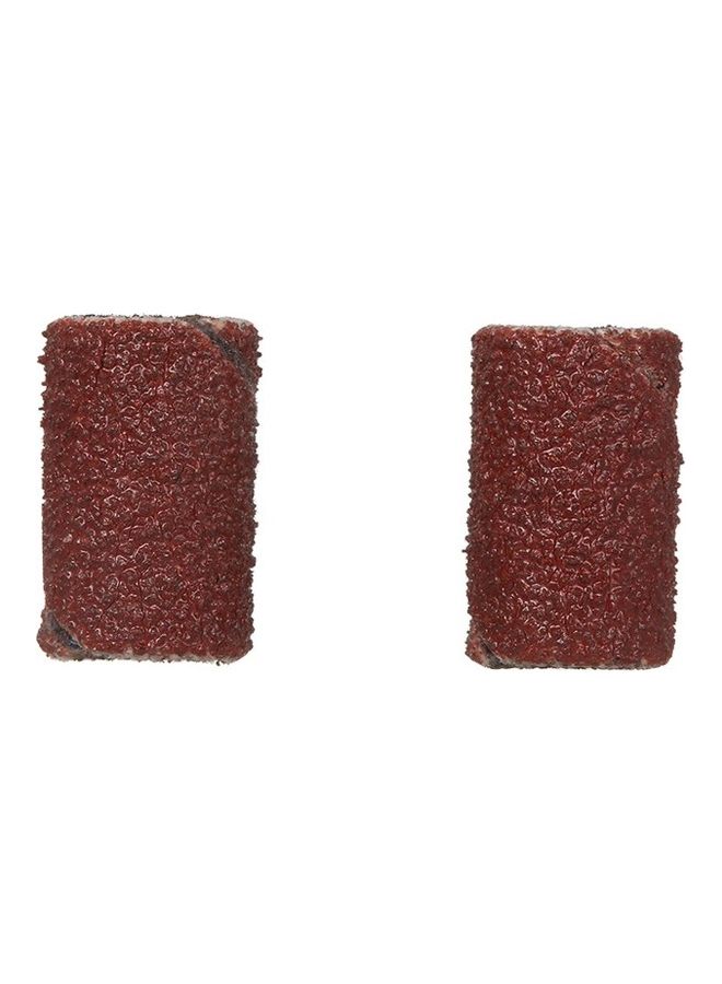 طقم لقم مبرد أظافر مكون من 100 قطعة بني - Image 3