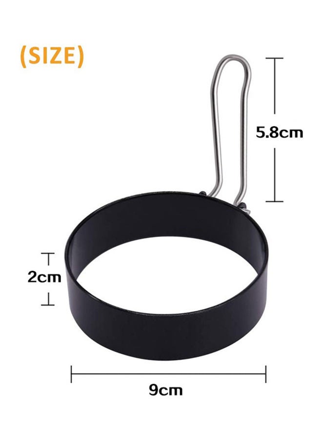 3-Piece Egg Cooker Ring Set Black  - Image 2