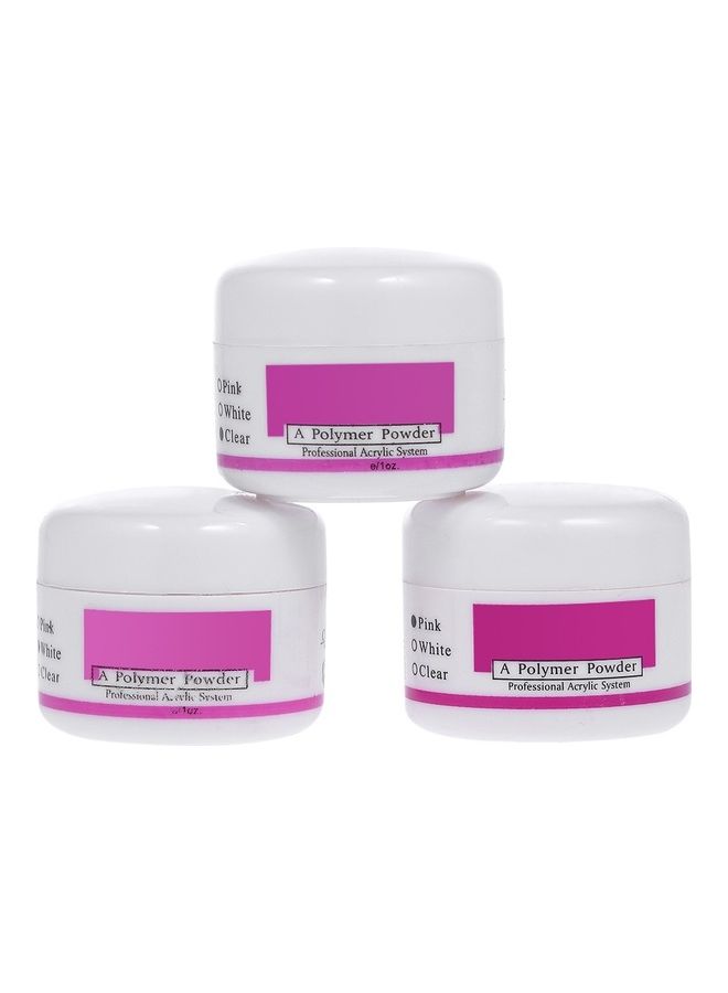 قلم لبودرة الأكريليك السائلة الاحترافي للأظافر مُزود بكوب من الكريستال متعدد الألوان - Image 3