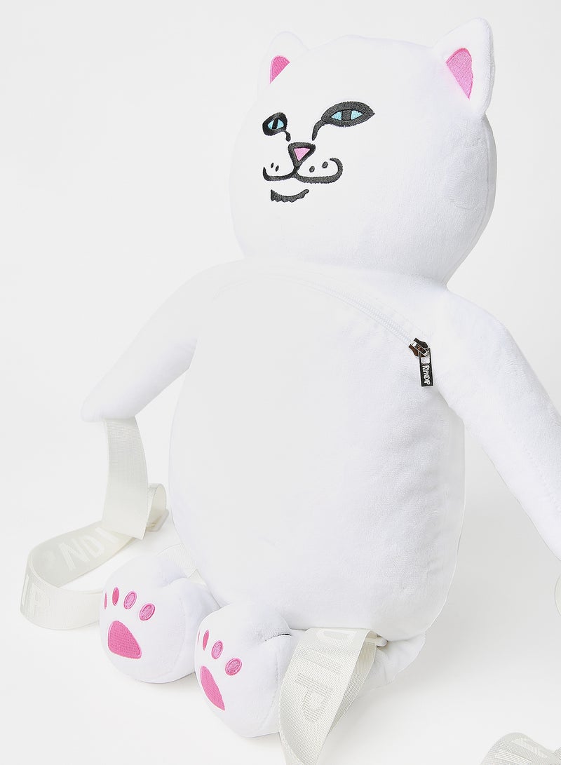 RIP N DIP Lord Nermal Plush Backpack white - Image 3