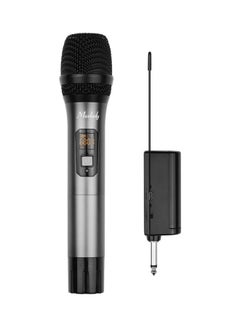 Muslady UHF Wireless Dual Handheld Microphone with Receiver I-7313-1 Grey/Black  - Image 1
