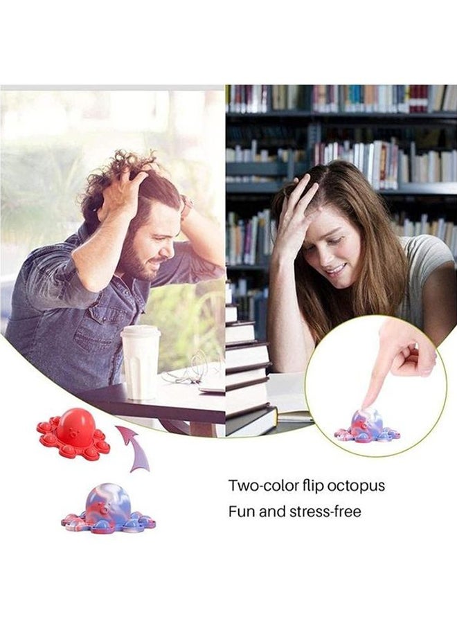XiuWoo Flipped Octopus Pop Fidget Squishy Toy - Image 4