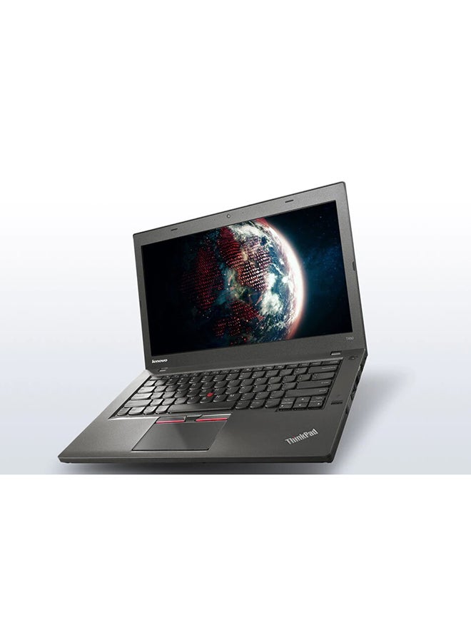 لينوفو - مستعمل ومُجدد - لابتوب ثينك باد T450 إصدار (2015) بشاشة مقاس 14 بوصة ومعالج إنتل كور i5/ الجيل الخامس/ ذاكرة رام 4 جيجابايت/ ومحرك أقراص صلبة 500 جيجابايت/ نظام تشغيل ويندوز 10بلون أسود اللغة الإنجليزية أسود - Image 1