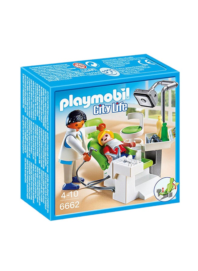 بلاي موبيل طبيب الأسنان مع المريض طراز 6662 4.1x14.2x14.2سم - Image 1