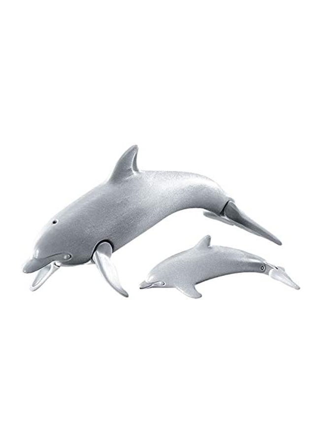 Playmobil 7363 Dolphin With Baby Playset 5.9x1.5x1.3inch  - Image 2