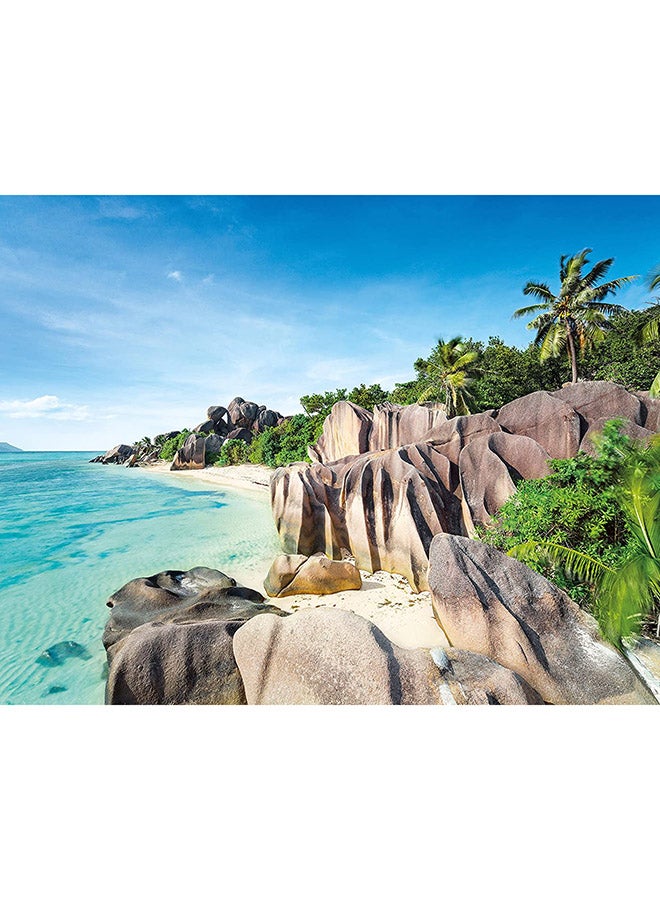 Clementoni - 1000-Piece High Quality Collection Paradise Beach Jigsaw Puzzle 39413 38.6x13inch - Image 1