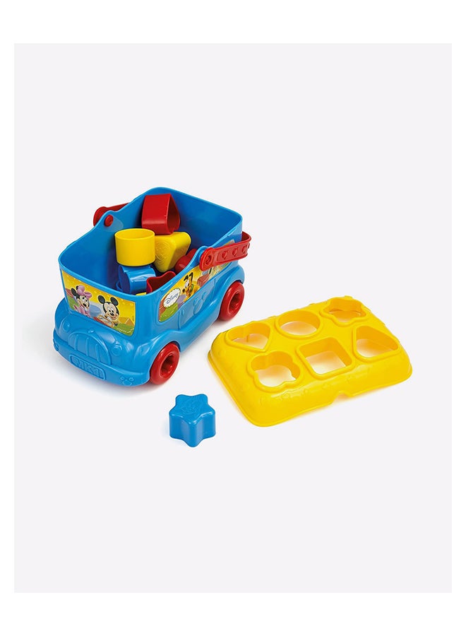 Clementoni Mickey Shape Sorter Bus Toy 130700 23x18x17cm  - Image 4