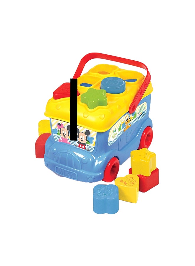 Clementoni Mickey Shape Sorter Bus Toy 130700 23x18x17cm  - Image 5