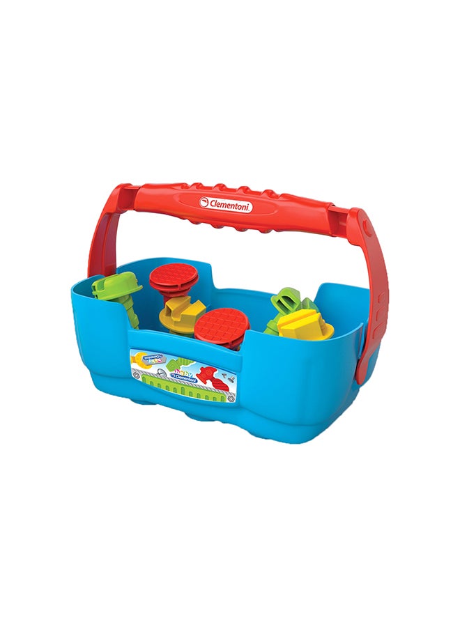 Clementoni 10-Piece Work Bench Shape Sorter Toy Set 130702  - Image 2
