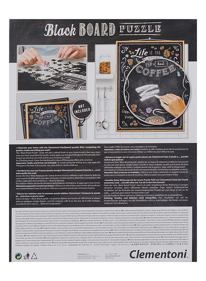 Clementoni 1000-Piece Blackboard Jigsaw Puzzle 39478 28.1x5.5x37cm - Image 3