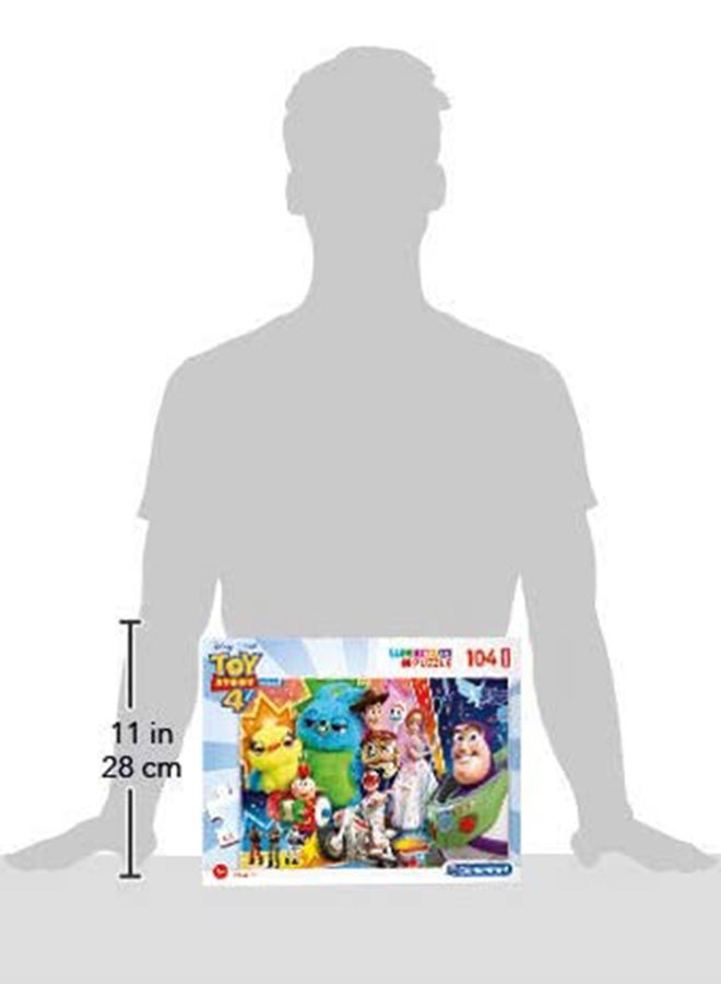 كلمينتوني مجموعة ألعاب بازل ثلاثية الأبعاد من فيلم "Toy Story 4" من 104 قطع طراز 27276 ‎37x5.8x28.1سم - Image 4