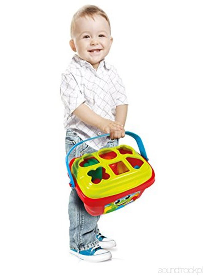 Clementoni - Shape Sorter Basket Toy 17106 14.96x7.09x2.36inch - Image 1