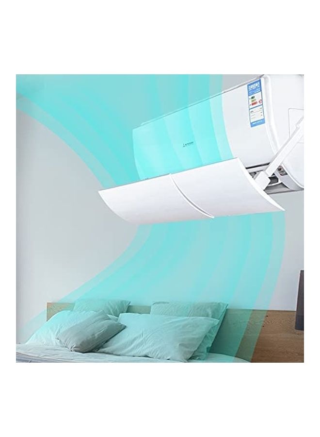 شو وو حارفة تكييف الهواء قابلة للسحب لمنع التهوية المباشرة T78 أبيض - Image 2