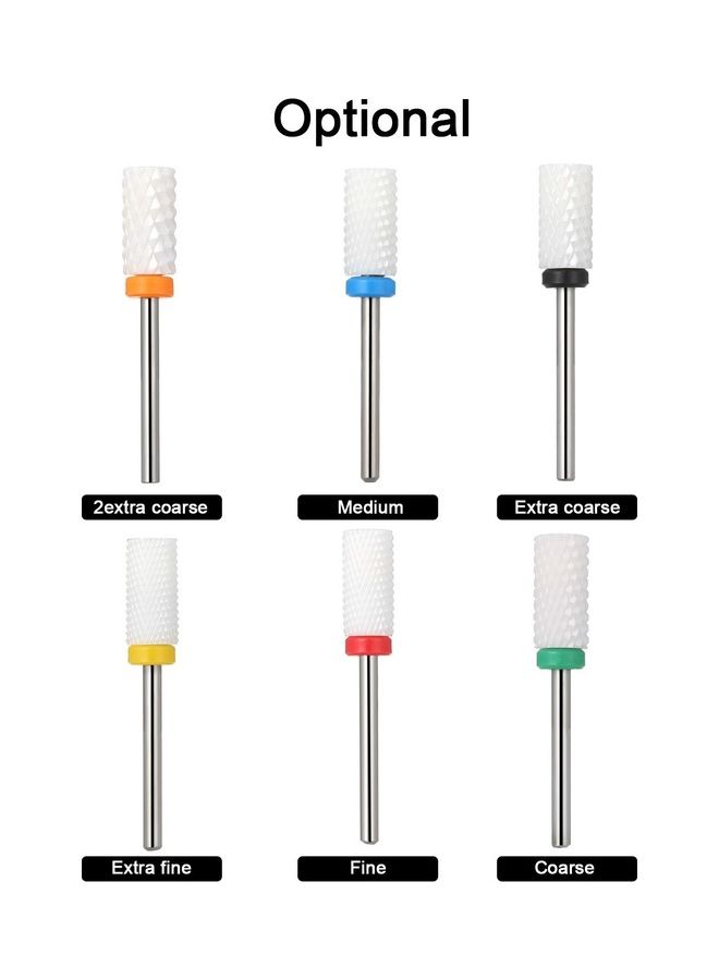 Generic - Large Barrel Smooth Top Drill Bit Black/White - Image 1