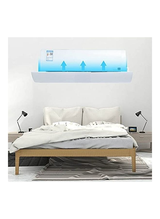XiuWoo Anti Direct Blowing Retractable Air Conditioning Deflector T143 White - Image 5