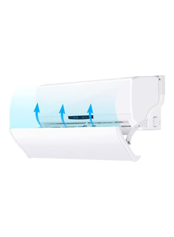 XiuWoo Adjustable Air Conditioner Deflector T45 White - Image 1