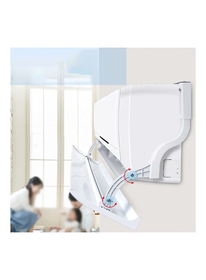 XiuWoo Adjustable Air Conditioner Deflector T45 White - Image 3