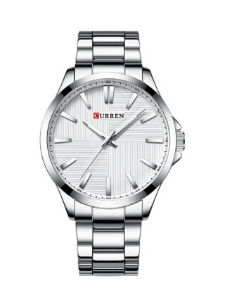 Men's Stylish Analog Wrist Watch - 38 mm - Silver - v1626776364/N49321960A_1