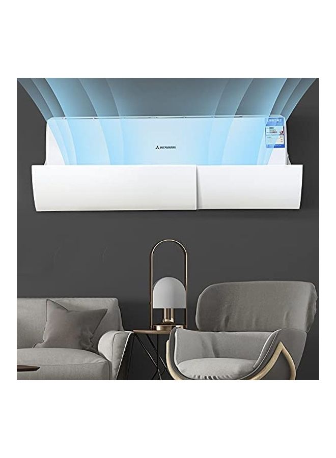 XiuWoo Anti Direct Blowing Retractable Air Conditioning Deflector T159 White - Image 4