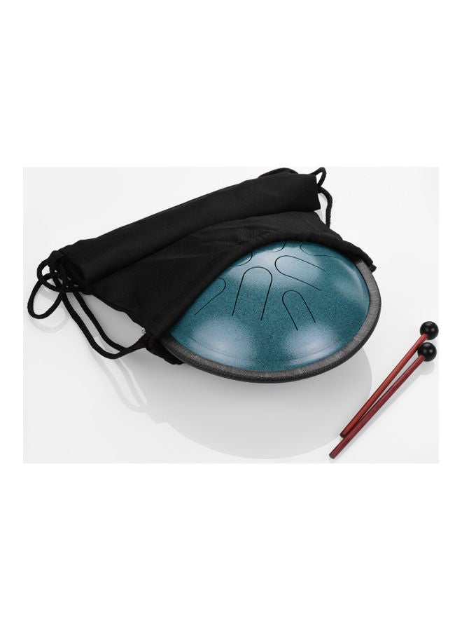 Generic 10-Inch 8-Notes Portable Steel Tongue Drum Set with Mallets  - Image 2
