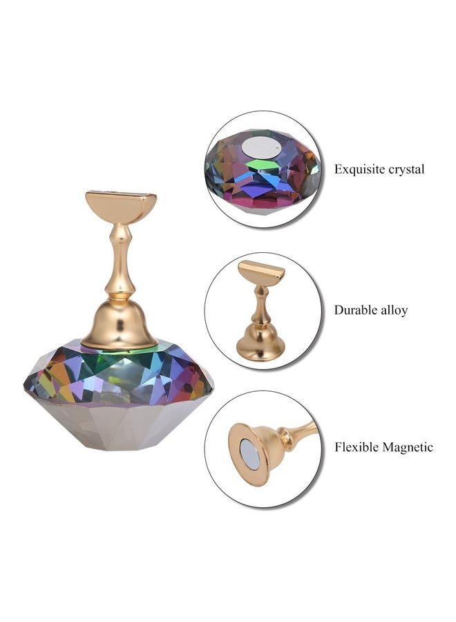 ماركة غير محددة حامل كريستال للتدريب على فن تزيين الأظافر متعدد الألوان  - Image 5