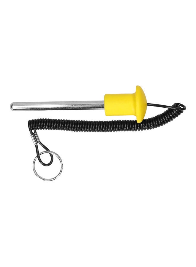 Generic - Weight Stack Pin with Ring 5.9 x 0.4 x 1.6inch - Image 1