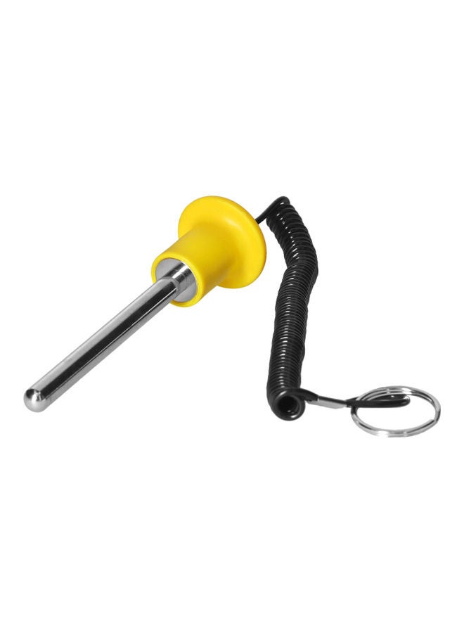 Generic - Weight Stack Pin with Ring 5.9 x 0.4 x 1.6inch - Image 1