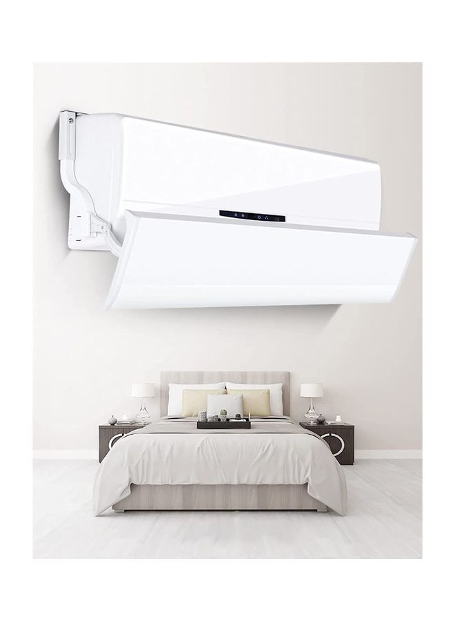 XiuWoo Adjustable Air Conditioner Deflector T127 White - Image 2