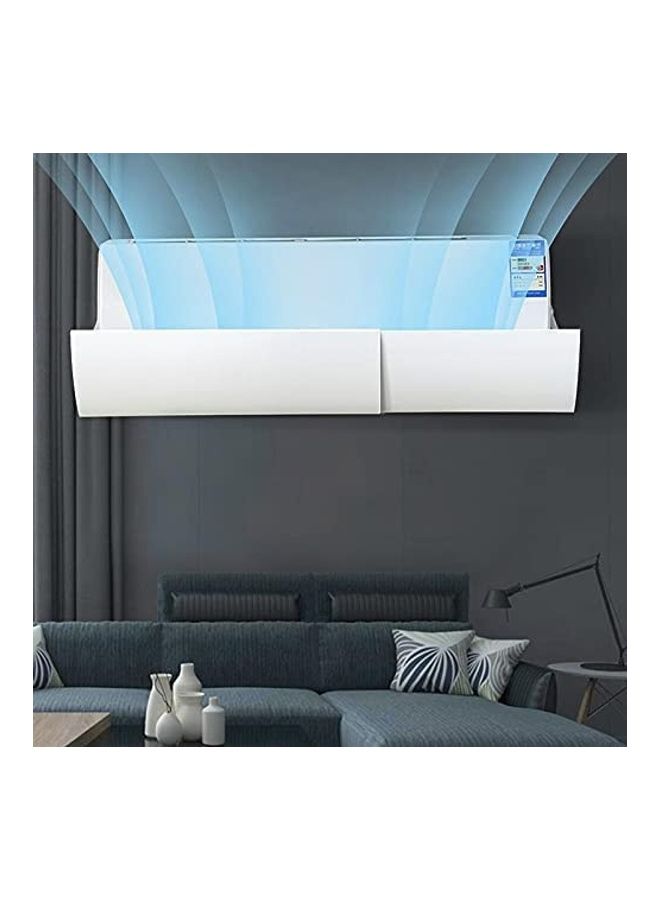 شو وو حارفة تكييف الهواء قابلة للسحب لمنع التهوية المباشرة T73 أبيض - Image 4