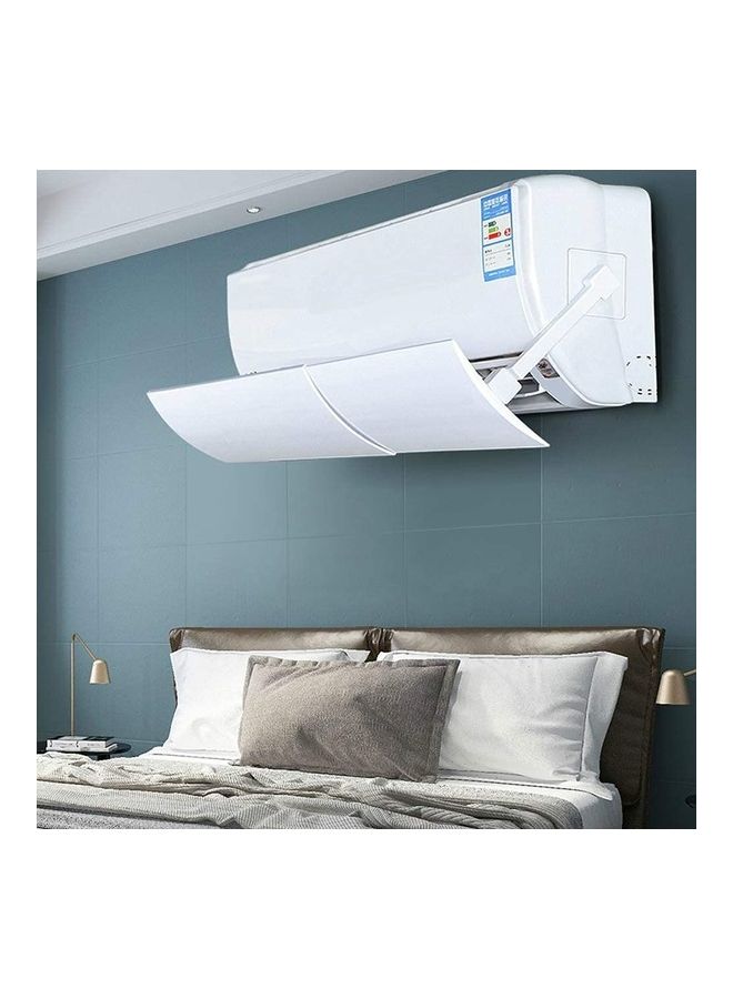 شو وو حارفة تكييف الهواء قابلة للسحب لمنع التهوية المباشرة T147 أبيض - Image 3