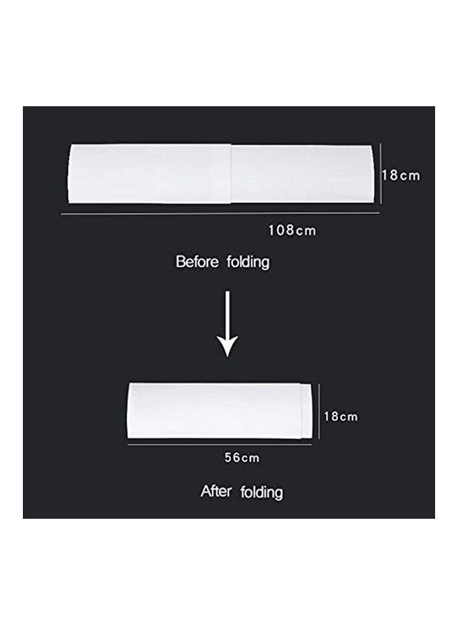 شو وو حارفة تكييف الهواء قابلة للسحب لمنع التهوية المباشرة T147 أبيض - Image 5