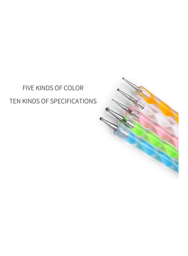 طقم أدوات للعناية بالأظافر متعدد الألوان - Image 2