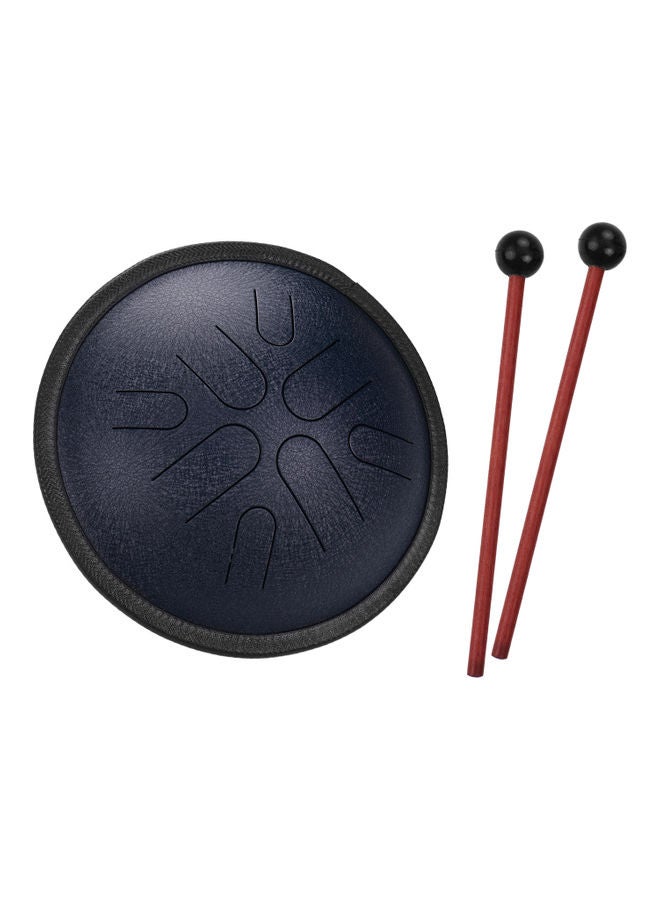 Generic 10-Inch 8-Notes Portable Steel Tongue Drum Set with Mallets  - Image 1
