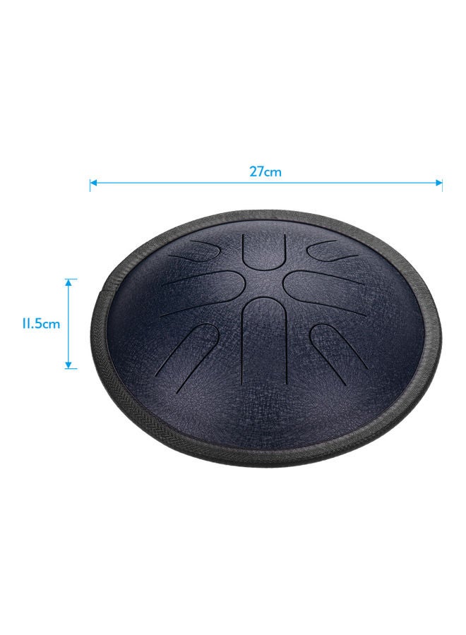 Generic 10-Inch 8-Notes Portable Steel Tongue Drum Set with Mallets  - Image 4