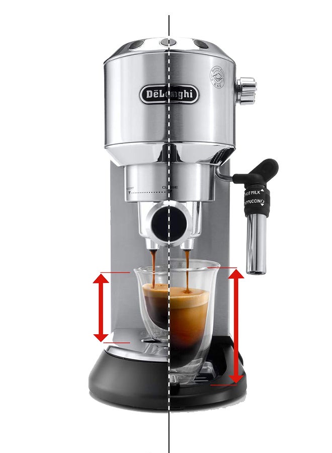 De'Longhi Dedica Compact Espresso Machine 1350 W Ec685.W White  - Image 2