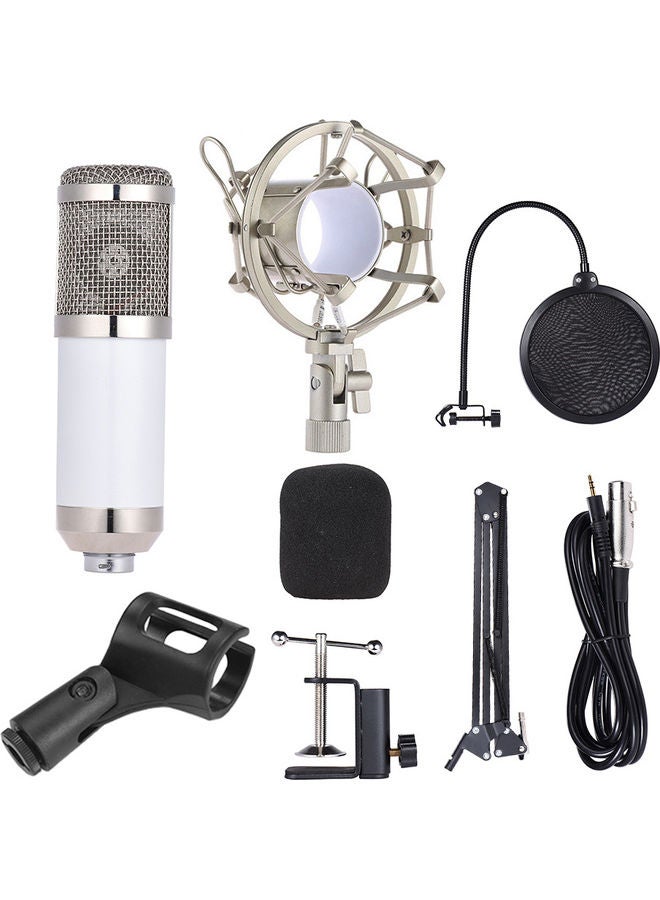 Professional Studio Broadcasting Condenser Microphone Kit I-6754W White - Image 4