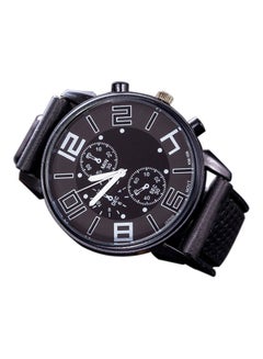 Generic Men's Stylish Analog Wrist Watch - 38 mm - Black  - Image 1