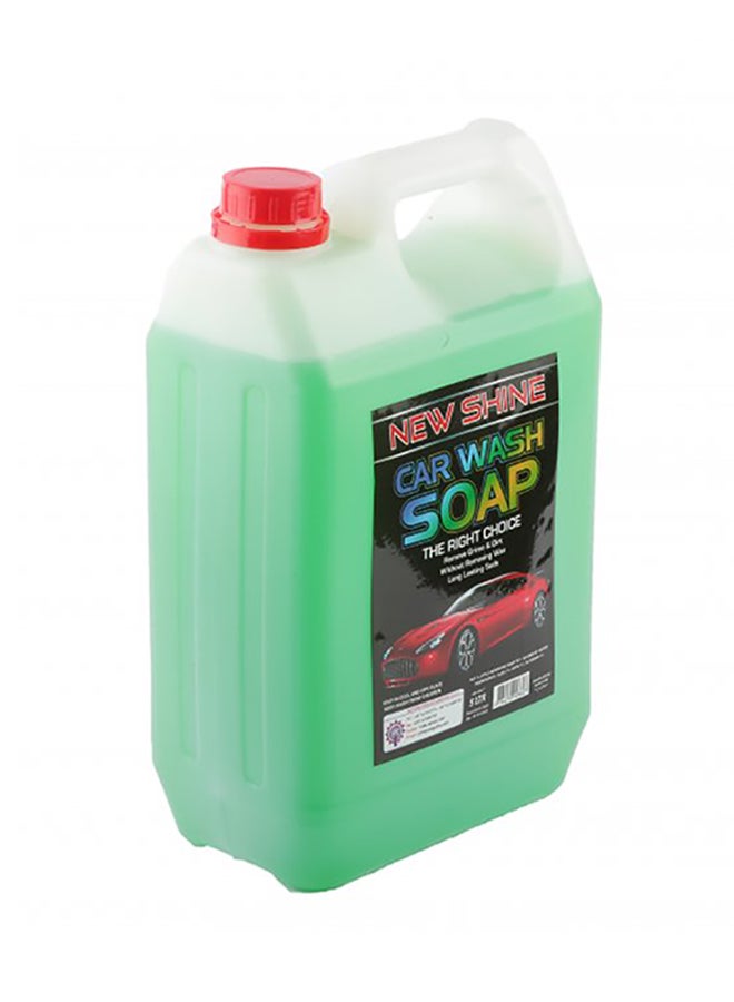 New Shine Car Wash Soap Green 5000ml - Image 2
