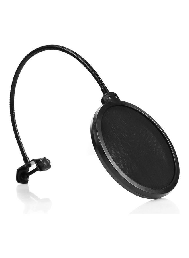 Generic Two-Layer Microphone Pop Filter I-7126 Black  - Image 1