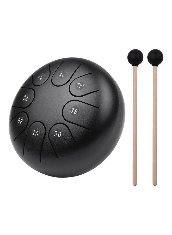 Generic 6-Inch Mini 13-Tone Steel Tongue Drum Set with Mallets  - Image 1