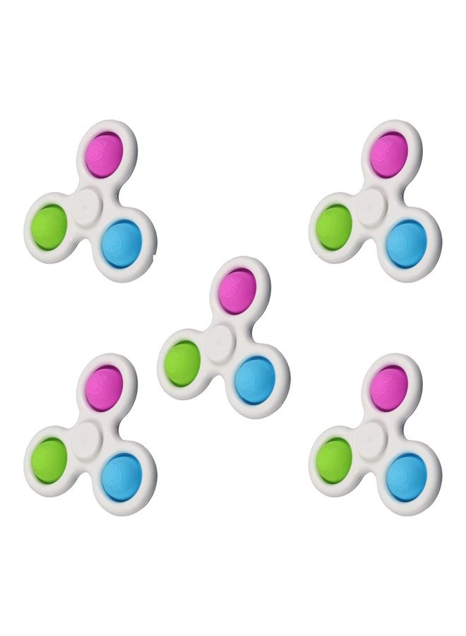 XiuWoo 5-Piece Push Pop It Fidget Toy Set 9x9cm  - Image 1