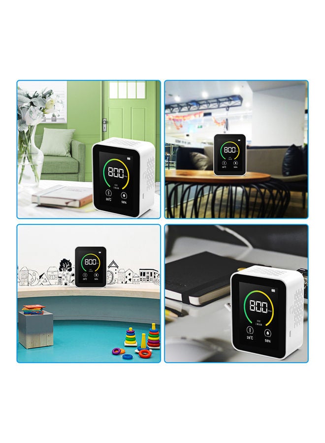 Air Quality Monitor White - Image 4