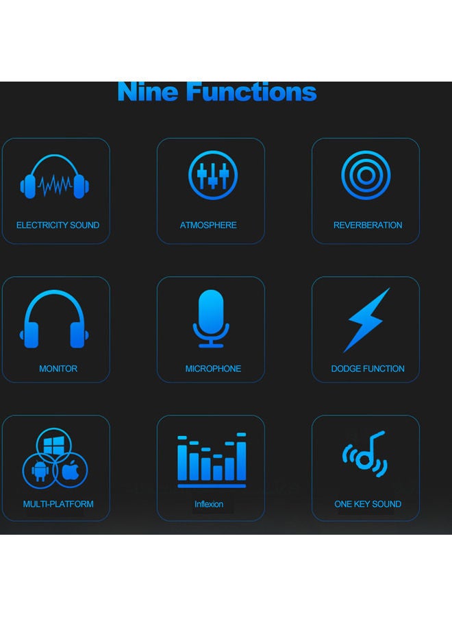 Multifunctional Live Sound Card Set I-6327S1 Silver/Black - Image 4