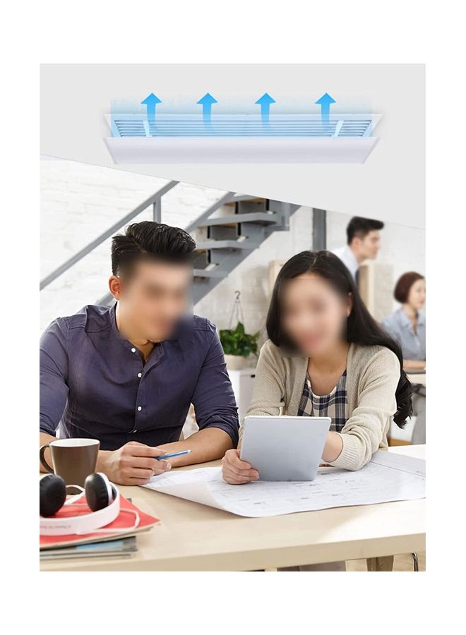 XiuWoo Adjustable Air Conditioner Deflector T2 White - Image 2