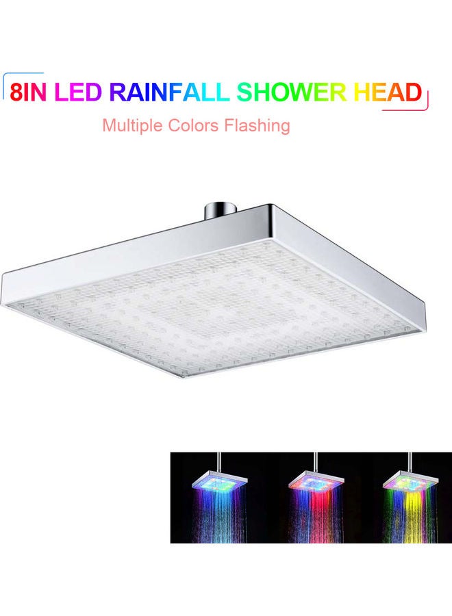 رأس دش بإضاءة LED متعدد الألوان 21.7x8x21.2سم - Image 1