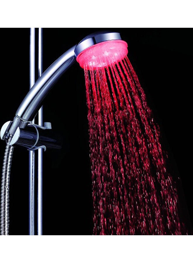 دش بإضاءة LED بألوان متغيرة فضي 23x6x9سم - Image 2
